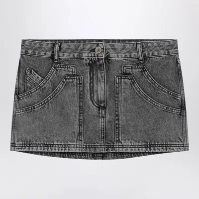 Attico Women's Blue Mini Skirt