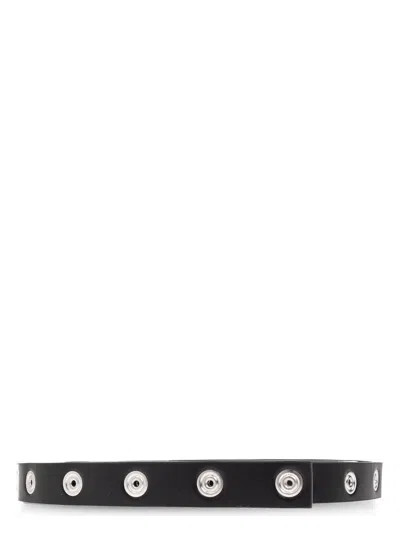 ATTICO WOMEN'S CALF LEATHER BELT