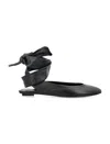Attico Cloe Flat Ballerinas In Black