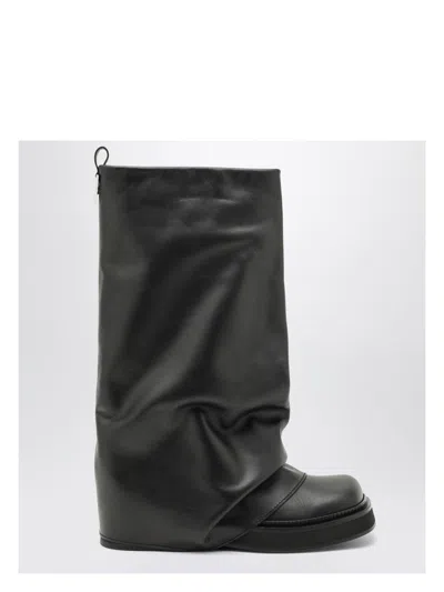 ATTICO WOMEN'S COMBAT ROBIN LEATHER BOOT