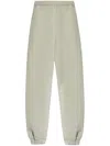 Attico Jogger Grey Cotton Pants In Grey