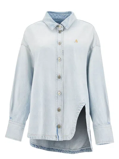 ATTICO WOMEN'S DENIM OVERSIZE SHIRT