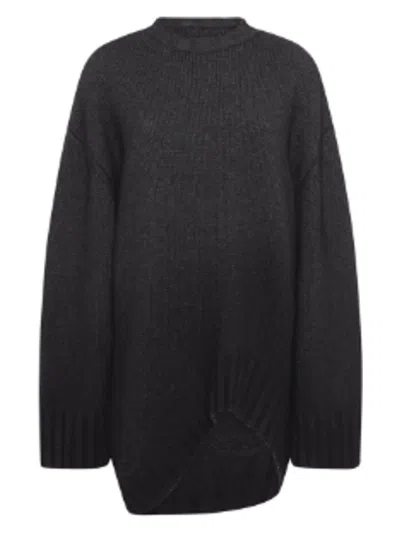 ATTICO WOMEN'S ELEGANT WOOL BLEND DRESS