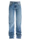 Attico Extra Long Denim Jeans For Tall Individuals In Blue