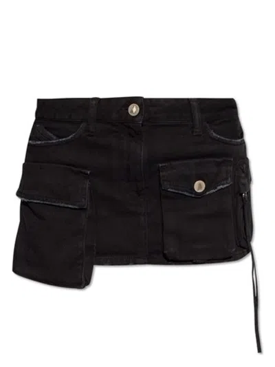 ATTICO WOMEN'S FAY DENIM MINI SKIRT