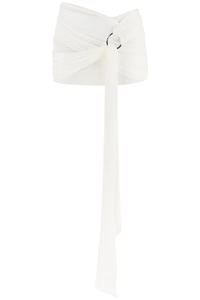 Attico Women's Fran Miniskirt In White