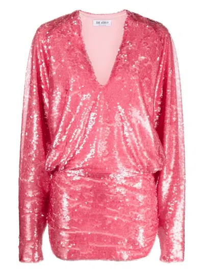 ATTICO WOMEN'S GAEL SEQUINED MINI DRESS