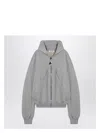 Attico Women's Gray Mã©lange/beige Sweatshirt In Grey