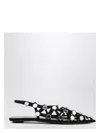 Attico Mini Ballerina With Strappy Upper And Mirror Details In Black
