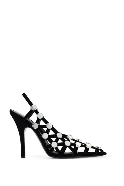 ATTICO WOMEN'S GRID SLINGBACK DÃ©COL PUMPS