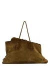 Attico Khaki Suede Large La Passeggiata Shopping Bag