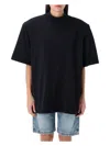 Attico T-shirt Black In Black