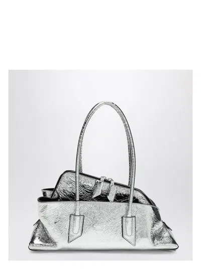 Attico Women's La Passeggiata Small Silver Bag In Metal