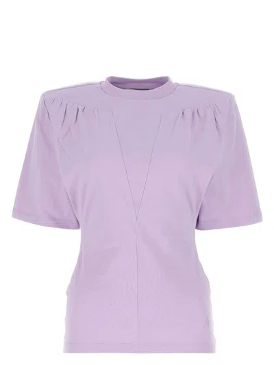ATTICO WOMEN'S LILAC COTTON TOP