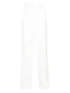 Attico Logo-jacquard Trousers In White