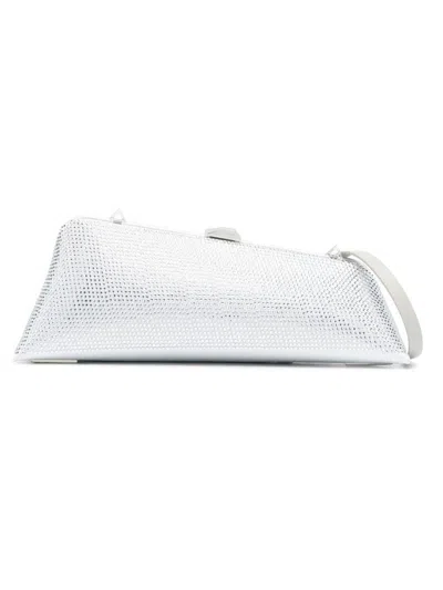 ATTICO WOMEN'S LONG NIGHT SATIN CLUTCH BAG
