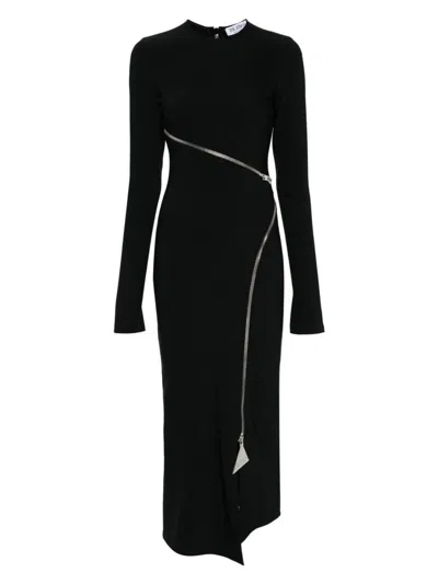 ATTICO WOMEN'S MIDI DRESS WITH ZIP