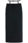 Attico Midi Skirt In Black