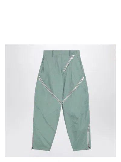 ATTICO WOMEN'S SAGE TROUSERS WITH ZIP