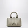 Attico Mini Friday Bag Top Handle Textured Finish In Gray