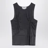 Attico Women's Silk Tank Top In Black