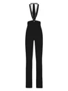 Attico Black Stretch Polyester Ruby Pant