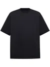 Attico T-shirt Black In Black