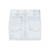 Attico Sky Blue Abra Mini Denim Skirt In Blue