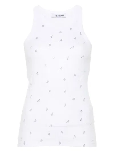 ATTICO WOMEN'S TOPS WITH LOGO TOP