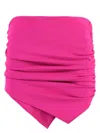 Attico Hatty Asymmetric Miniskirt