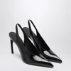 Attico Pointed Toe Slingback Viper Glossy Finish