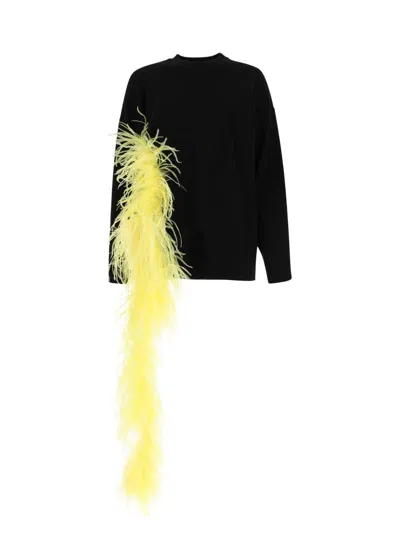 ATTICO WOMEN'S VISCOSE BLEND OVERSIZE SWEATER