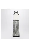 Attico Sleeveless Dress In White