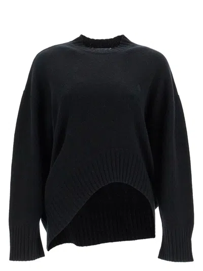 ATTICO WOMEN'S WIDE RIBBED CACHEMIRE KNIT SWEATER