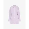 Attico Woman Multicolor Dresses In White/purple