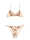 Attico Wonderful Summer Bikini In Multi