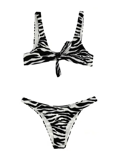 Attico Wonderful Summer Bikini In Black