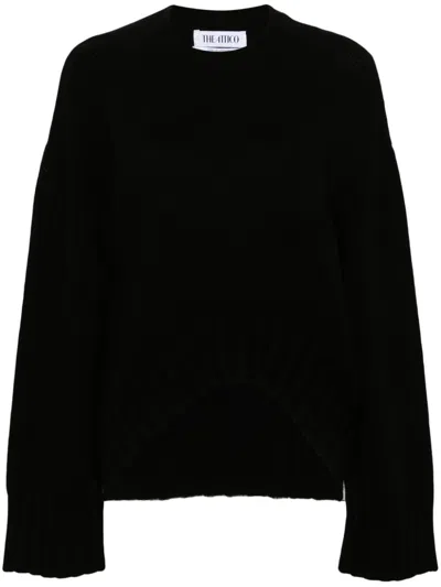 Attico Wool And Cashmere Sweater In ブラック