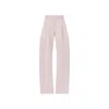 Attico Wide-leg Tailored Trousers In Pink