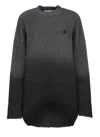 Attico Mini Dress In Wool And Cashmere In Black