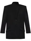Attico Blazer Black In Black
