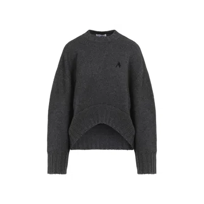 Attico Wool Pullover In Grey