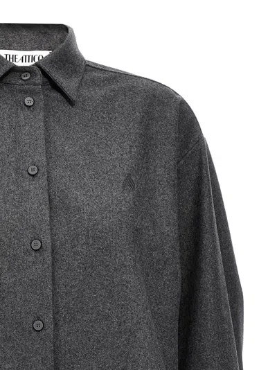 Attico Wool Women's Blouse In Gray