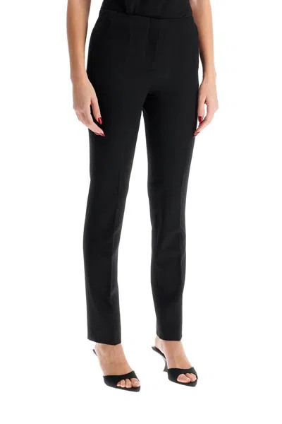 Attico Woolen Cigarette Pants For Women In Black