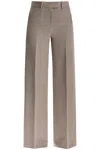 Attico Woolen Cigarette Pants For Women In Neutro