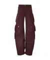 Attico Jeans In Red