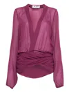 Attico V-neck Blouse