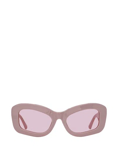 Attico X Linda Farrow Harry Cat-eye Sunglasses In Pink