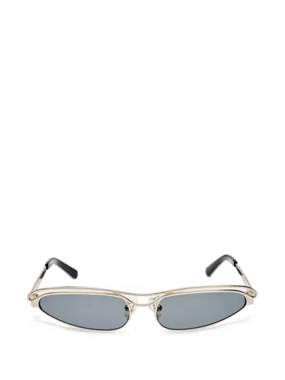 Attico X Linda Farrow Norma Cat-eye Sunglasses In Neutral