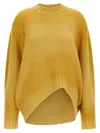 Attico Logo Embroidery Sweater Sweaters And Cardigans Yellow In Yellow